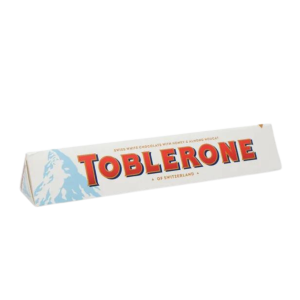 Toblerone White Chocolate with Honey & Almond Nougat 100g
