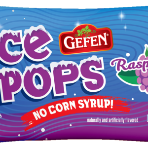 Ice Pops Raspberry Clear 8X3.4Oz Gefen (D)