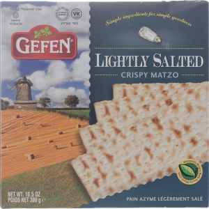 Matzo Lightly Salted 10.5Oz Gefen
