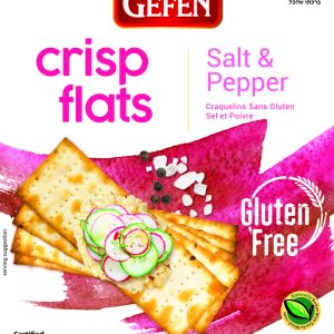 Crackers Flats Salt & Pepper 5.3Oz Gefen (P)