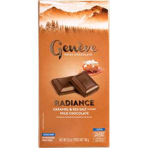 Chocolate Bar Milk Caramel Sea Salt Radiance Geneve 3.