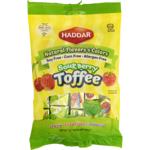 Toffees Sour Berry Berry 7Oz Haddar (P)