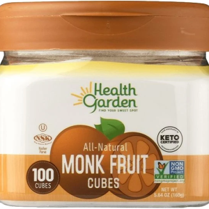Monk Fruit Cubes 100 Ct Health Garden (D)