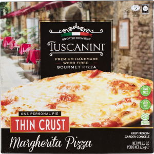 Pizza Thin Crust Personal Pie 8.3 Oz Tuscanini