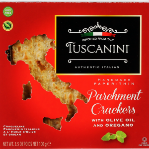 Crackers Parchment Oregano 3.5Oz Tuscanini