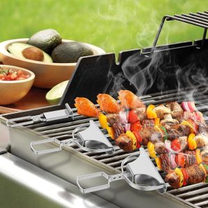 BBQ Skewers Flat Bar 5 PCS Set