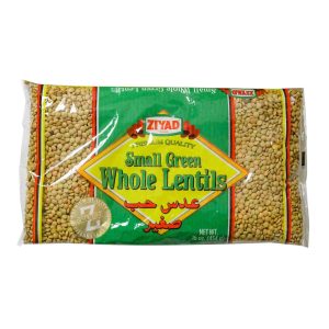 ZIYAD Green Whole Small Lentils 16 oz