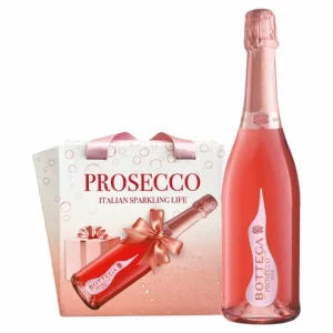 Bottega Prosecco Brut Rose Gift Bag 750ml