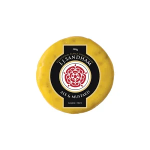 Cheddar with Ale & Mustard Seed 200g Truckle (JJ Sandham)