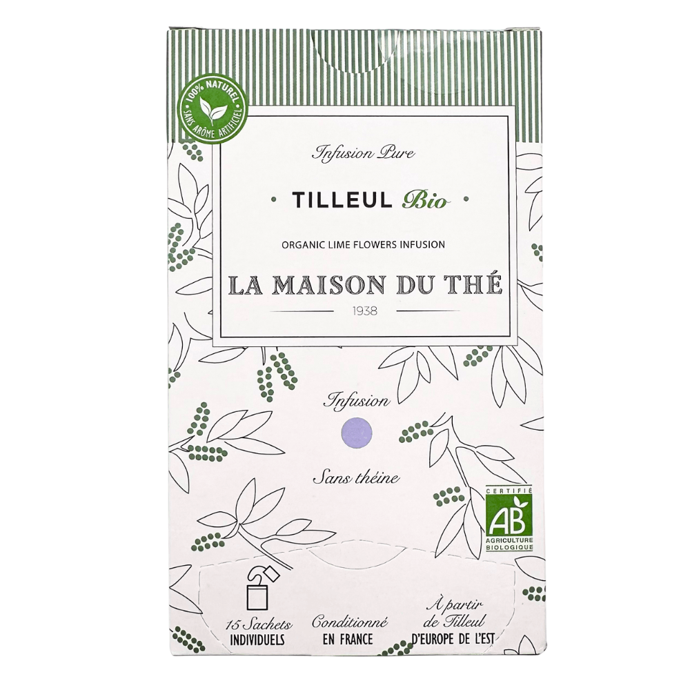 La Maison du The Linden Herbal Tea 15 Tea Bags - Image 2