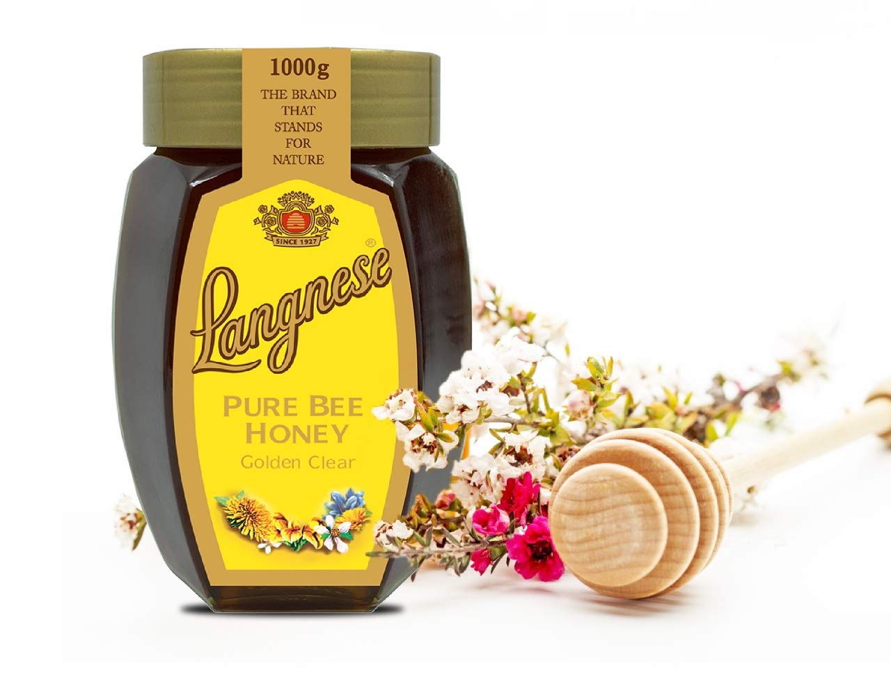 Langanese Pure Bee Golden Clear Honey 1kg - Image 2