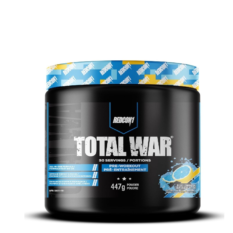 Total War PreWorkout Blueberry Lemonade Flavor - Image 2