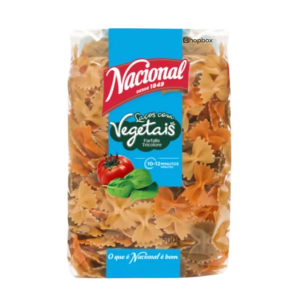 Nacional Vegetais Farfalle Pasta 500g