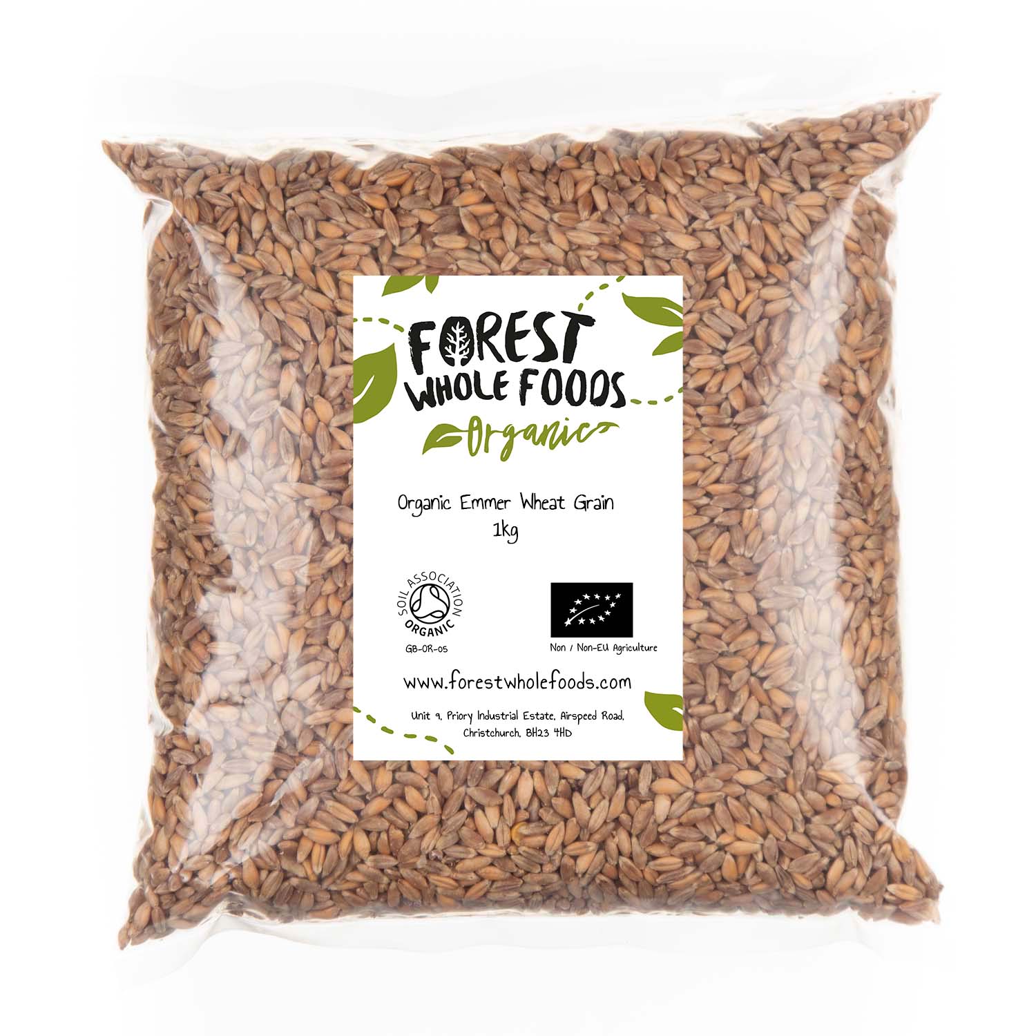 Organic Emmer Wheat Grain