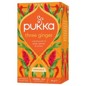 Pukka Organic Three Ginger Tea 20 Tea Bags