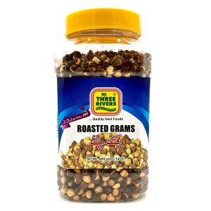 Three Rivers Roasted Chana W / Skin 400 gm JAR