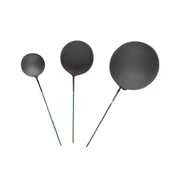 Black Mixed Decorative Balls Pack of 20 - Image 2
