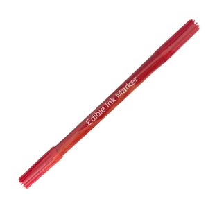 Red Edible Pen Duel Tip