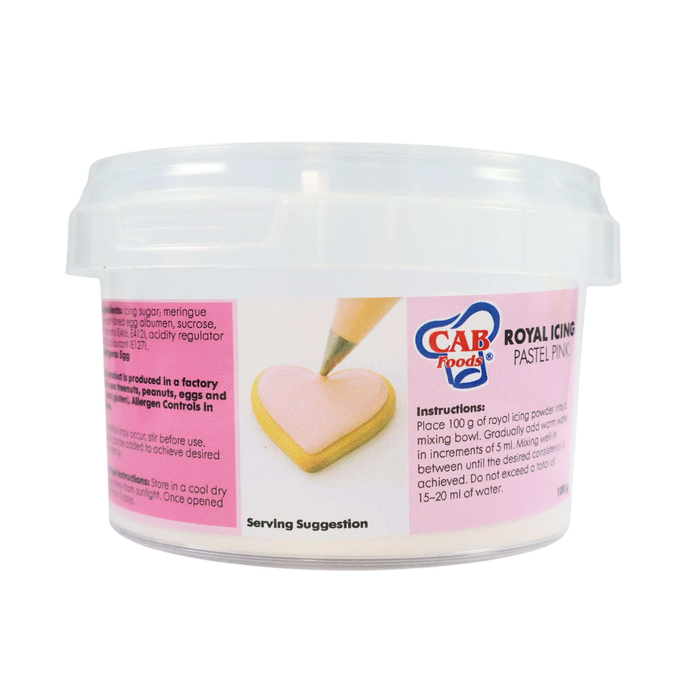 Royal Icing Pastel Pink 100g - Image 2