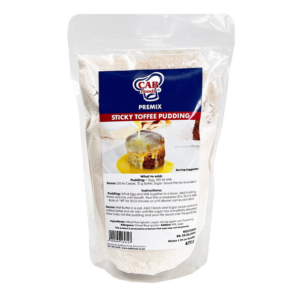 Sticky Toffee Pudding Premix 475g - Image 2