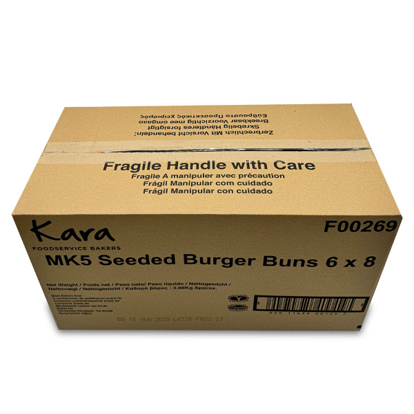 Kara 5″ Seeded Burger Bun – 48 - Image 4