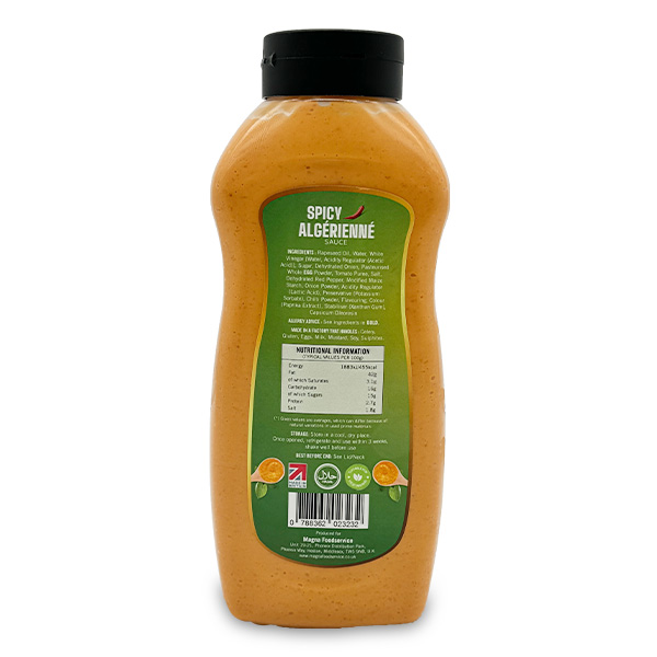 Magna Premium Spicy Algerian Sauce (960ml) – 12 Bottles - Image 3
