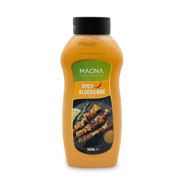 Magna Premium Spicy Algerian Sauce (960ml) – 12 Bottles
